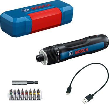Bosch Go (Gen3) Professional skrutrekker 3.6V (1x2Ah), 8 deler, 1/4" (06019H2201)