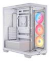 CORSAIR 3500X RS-R ARGB Mid-Tower PC Case, White