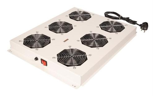 ROLINE 19" Fan Unit with 6 Fans, ON/OFF for Server, Rack Grå (26.21.0309)