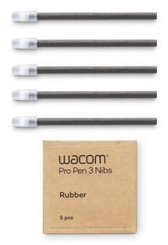 WACOM Pro Pen 3 Rubber Nibs 5-pk (ACK253010Z)