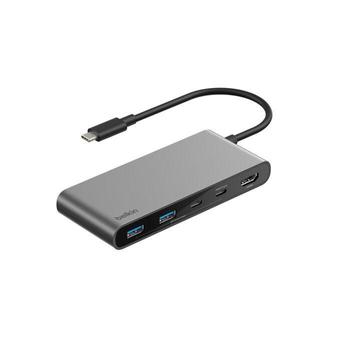 BELKIN Connect 7-in-1 USB-C Hub with Dual USB-C (AVC023HQSGY)