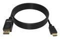 VISION Adapterkabel - DisplayPort hane till HDMI hane - 2 m - svart - 8K60Hz stöd