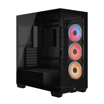 CORSAIR 3500X LX-R RGB iCUE LINK Tempered Glass Mid-Tower PC Case, Black (CC-9011324-WW)