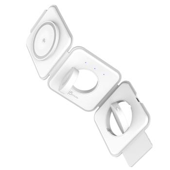 J5 CREATE QI2 3-IN-1 MAGNETIC TRAVEL WIRELESS CHARGING STATION CHAR (JUPW3215W-N)