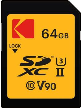 KODAK Memory Card 64 Gb Sdxc Uhs-Ii  (EKMSD64GUHS2V2K)