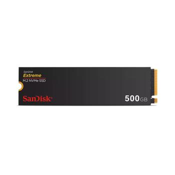 SANDISK Extreme - SSD - 500 GB - inbyggd - M.2 2280 - PCIe 4.0 x4 (NVMe) (SDSSDX3N-500G-G26)