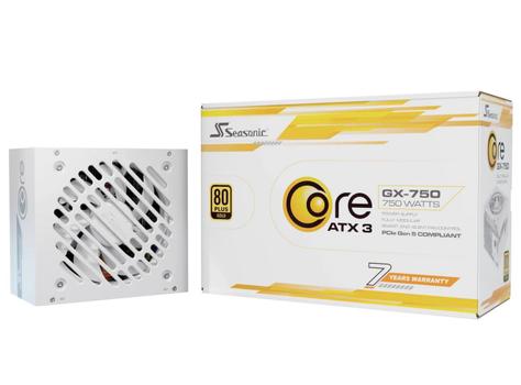 SEASONIC 750W Seasonic Core GX-750-V2-WHITE Kabelmanagement (SRP-CGX751-A5A32SF-W)