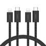BELKIN BoostCharge - Lightning-kabel - 24 pin USB-C hane till Lightning hane - 1.5 m - MFI-certifierad - svart - snabbladdning (paket om 2)