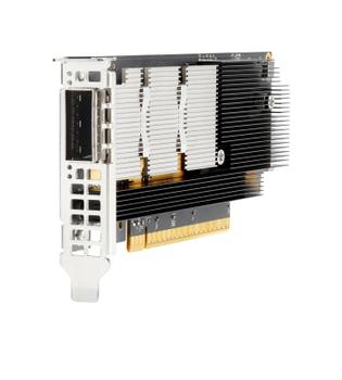 Hewlett Packard Enterprise HPE InfiniBand HDR MCX75310AAS-NEAT - Nätverksadapter - PCIe 5.0 x16 - 400Gb Ethernet / 400Gb InfiniBand OSFP x 1 (P45641-B23)