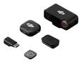 DJI Mic 3 (1 TX + 1 RX) Avansert mini trådløs mikrofon, lett og intuitiv