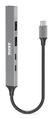PORT DESIGNS PORT Connect - Hubb - 1 x USB-C + 1 x USB-C (strömleverans) + 2 x USB-A 2.0 + 1 x USB-A 3.2 Gen 1 - skrivbordsmodell