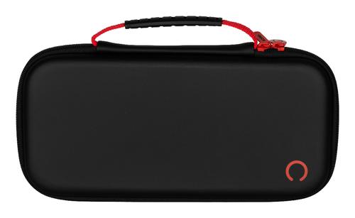 Konix Nintendo Switch 2 bæreveske (sort) Nettinglomme for tilbehør og 8 dedikerte spor for favorittspillene dine (61889000085)