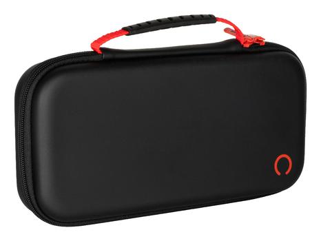 Konix Nintendo Switch 2 bæreveske (sort) Nettinglomme for tilbehør og 8 dedikerte spor for favorittspillene dine (61889000085)