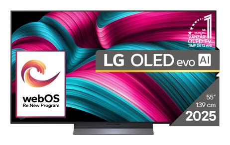 LG C5 55" 4K OLED evo AI Smart TV (2025)