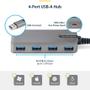 STARTECH 4-Port USB-A Hub 5Gbps Bus Powered (5G4AC-USB-A-HUB)