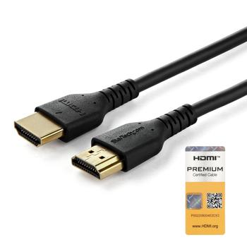 STARTECH 2M PREMIUM HIGH SPEED HDMI WITH ETHERNET - ARAMID FIBER CABL (RHDMM2MP)