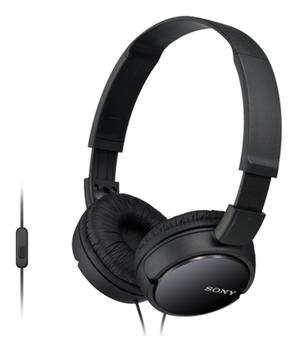 SONY MDR-ZX110AP Headphones with mic full size wired 3.5 mm jack black (MDRZX110APB.CE7)