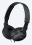 SONY MDR-ZX110AP Headphones with mic full size wired 3.5 mm jack black (MDRZX110APB.CE7)