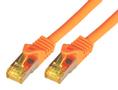MCAB CAT7 S-FTP-PIMF HALOGENFREE0.5M AWG26/7  4PRS CABLE  ORANGE ML