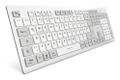 SHARKOON Officepal K30W Wh Keyboard 