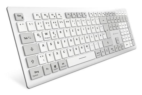 SHARKOON Officepal K30W Wh Keyboard  (4044951042340)