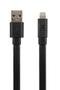 XTORM fladt lightning kabel, USB-A:
