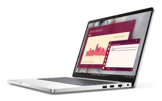 DELL Pro 14 PC14250 Intel Core Ultra 7 255U Laptop 35,6 cm (14") Full HD+ 16 GB DDR5-SDRAM 512 GB SSD Wi-Fi 6E (802.11ax) Windows 11 Pro Deutsch Platin (VN39G)