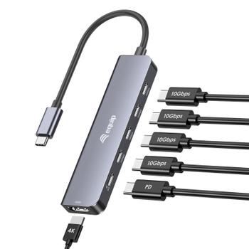 EQUIP Usb-C 6 In 1 Multifunctional  (133499)
