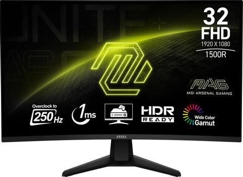 MSI Computer Monitor 80 Cm  (MAG 32C6X)