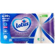 Lotus Premium køkkenrulle 3Lag hvid, 8 ruller