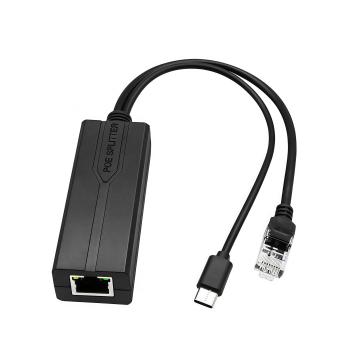 MICROCONNECT 1000Mbit POE Splitter USB-C (MC-POESPLITTER-C)