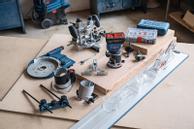 Bosch GKF 18V-8 overfres - u/batteri (06016C2003)