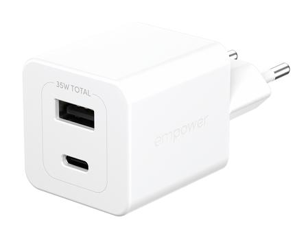 PanzerGlass EMPOWER CHARGER USB-C TO C + USB-A 35W WHITE CHAR (EM94326)