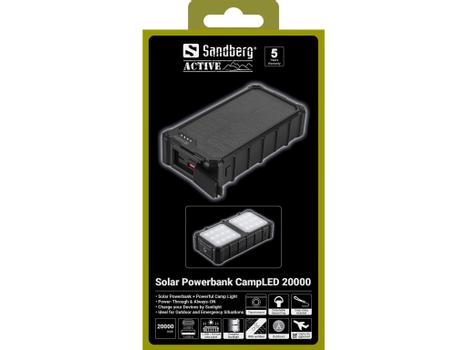 SANDBERG Solar Powerbank CampLED 20000 (421-24)