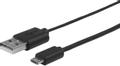 eSTUFF MicroUSB Cable 2m Black