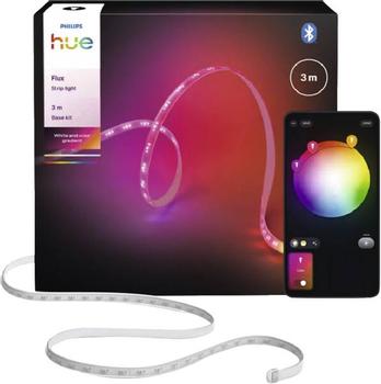 PHILIPS Hue Flux ljuslist 3m en fin ljuslinje för att täcka inomhusutrymmen med en jämn färggradient (929004610402)