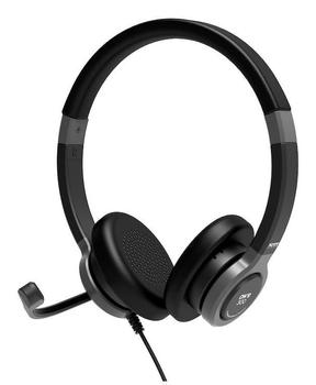 PORT DESIGNS ONâ€™R 300 USB Stereo Headset with Microphone (USB-C & USB-A) (912001)