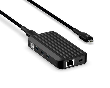 UNISYNK 8 Port USB-C Hub V3 140W Black (10483)