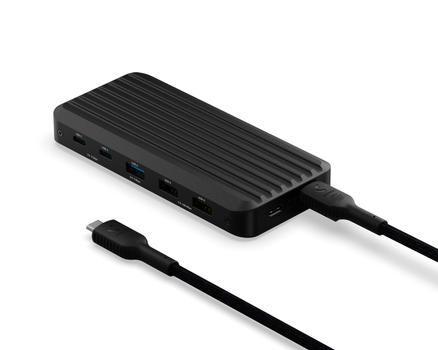 UNISYNK 10 Port USB-C Multi Display Hub V3 140W Black (10481)