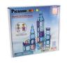 PICASSOTILES 72 pc Ice Winter Theme Magnetic Tiles set (PT72)