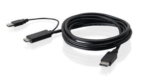 IOGEAR 10ft Active 4K HDMI to  (G2LHDDP03)