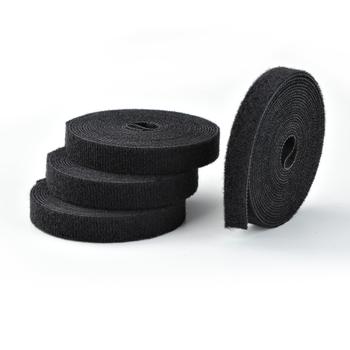 STARTECH StarTech.com - Hook & loop fastener - 4.6 m - black (pack of 4) (HKLP15054PK)