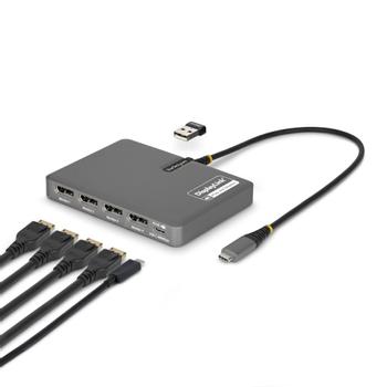 STARTECH USB-C to Quad DP Adapter (QUAD-USB-DP-ADAPT)