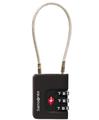 SAMSONITE Cablelock 3 Dial Tsa, Black
