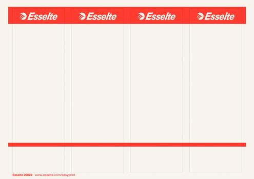 ESSELTE Etykiety grzb. szerokie samoprz. 59X19 (20822)