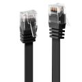 LINDY U/UTP Flat PatchCord Cat6. CU. Black. 2.0m Factory Sealed