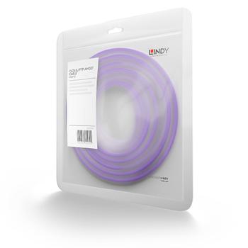 LINDY S/FTP PatchCord Cat6. CU. Purple. 3.0m Factory Sealed (47825)