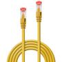 LINDY S/FTP PatchCord Cat6. CU. Yellow. 3.0m Factory Sealed (47765)
