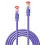 LINDY S/FTP PatchCord Cat6. CU. Purple. 3.0m Factory Sealed (47825)