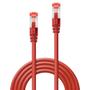LINDY S/FTP PatchCord Cat6. CU. Red. 3.0m Factory Sealed (47735)